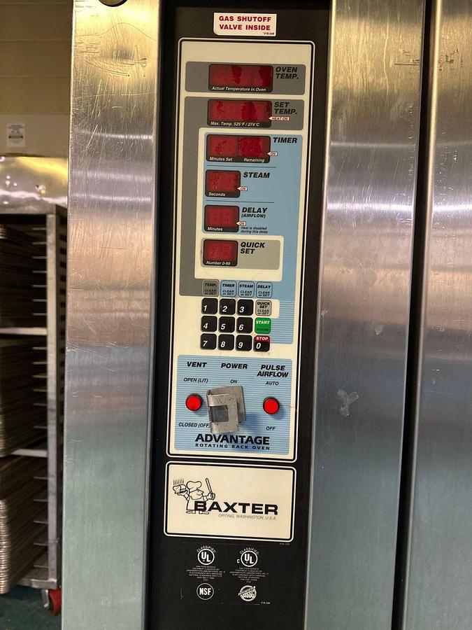 Used Baxter Single rack oven