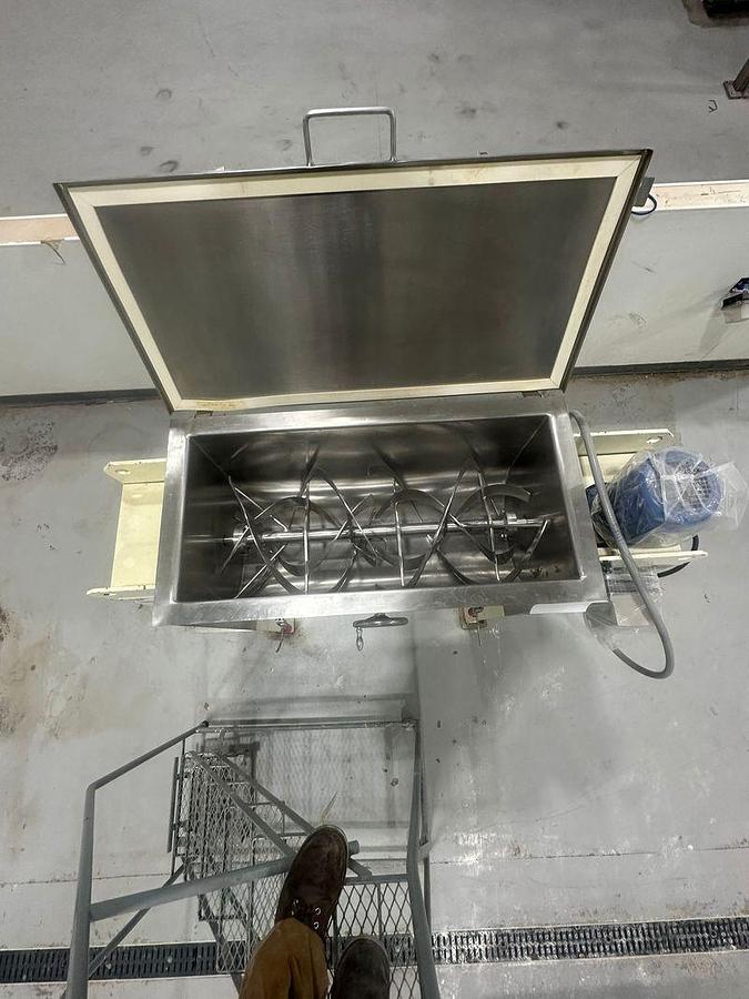 Used Ross Model R342B-5 Ribbon Blender 150lb