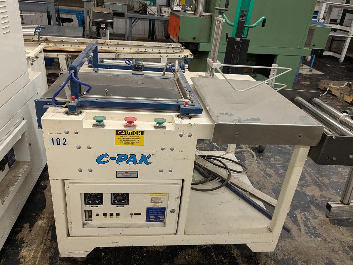 Used C pak L bar Sealer and Tunnel