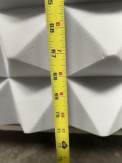 Used Mobile Acoustic 72" x 95" Foam Board on Wheels