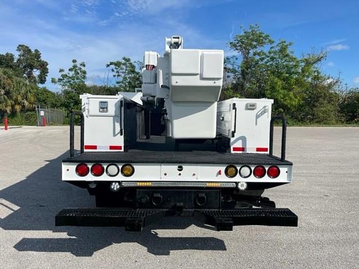 Used Altec AT40-G Bucket Boom on 2015 Ford F550 4x4 Extended Cab Utility Bucket Truck