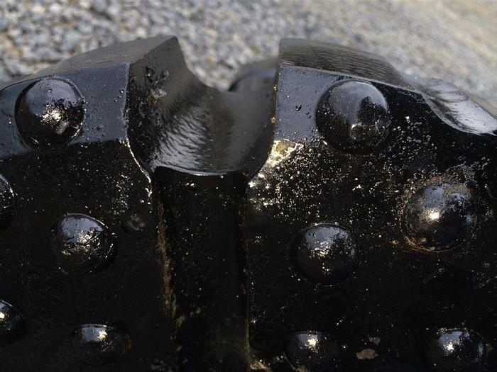 Used HAMMER BIT, IR 112 SHANK, 16-1/4" HEAD, CONCAVE FACE, DOMED BUTTONS