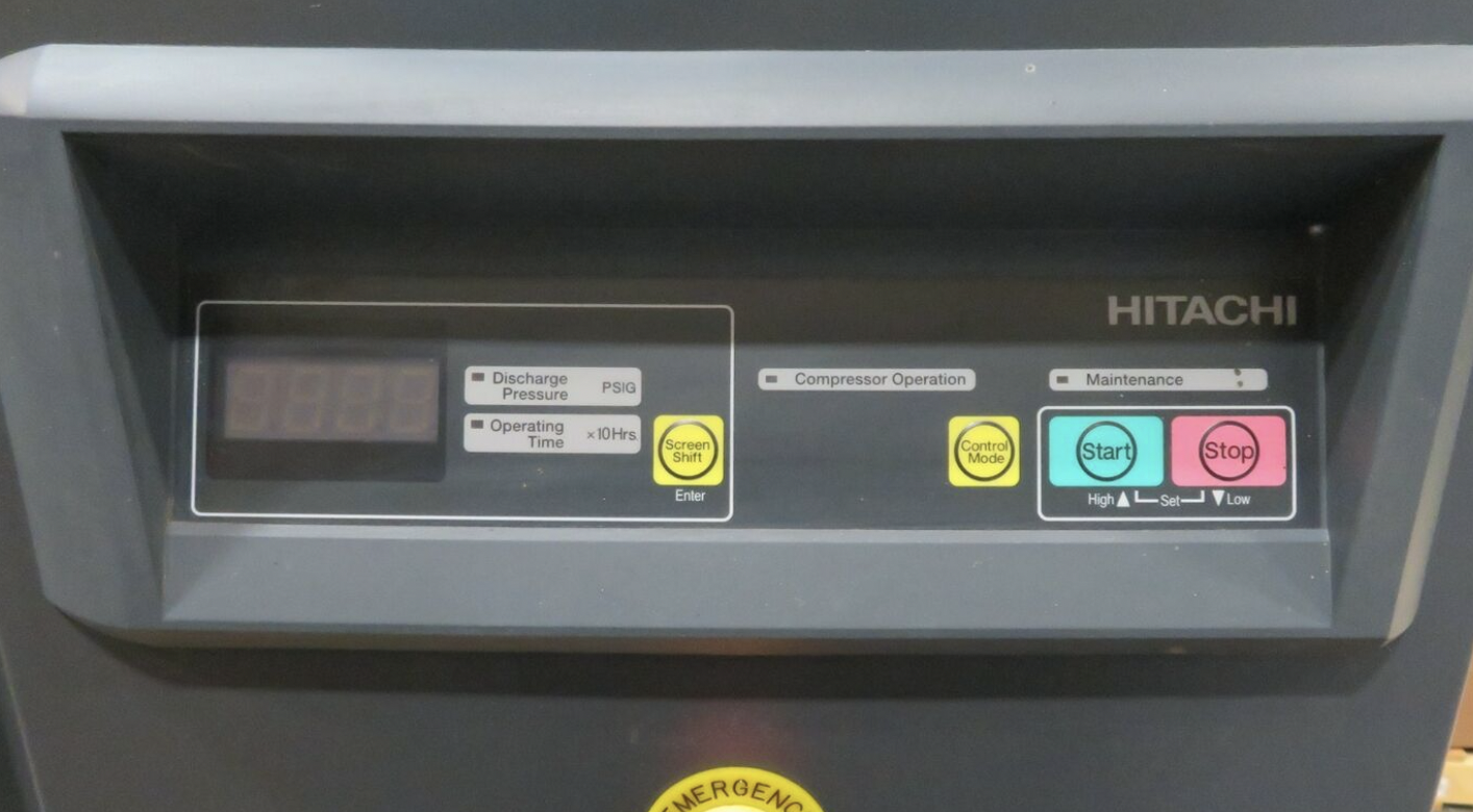 Used Hitachi SRL-16.5M6ML Oilfree Scroll MultiDrive Compressor 64.6CFM 16.5kW