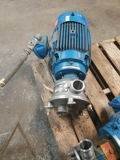 Used Reliance Electric P25G1029C, Fristam FZX250 stainless pump 2.5"
