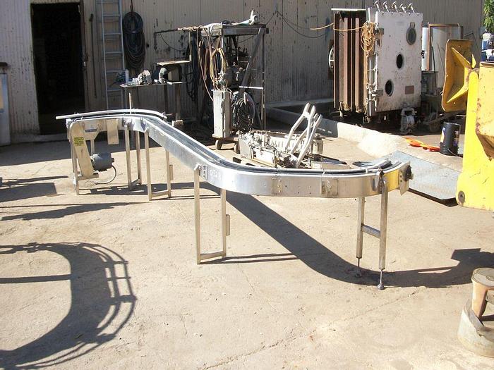Used Conveyor, Belt, 8" x 16', Pacific, 90 Deg, Frame Only, #S738574