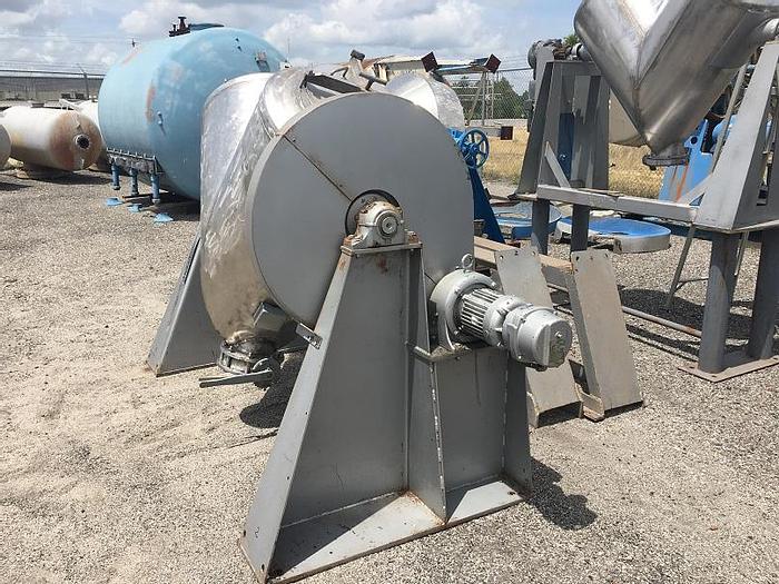 Used 20 CU. FT. PATTERSON INDUSTRIES TWIN SHELL “V” BLENDER – S/S (#9702)