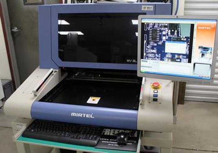 Used Mirtec MV-3L 2010 5MP 5 camera AOI Automated Inspection