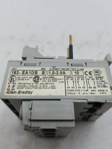 Used 193-EA1DB Allen Bradley Ser. B