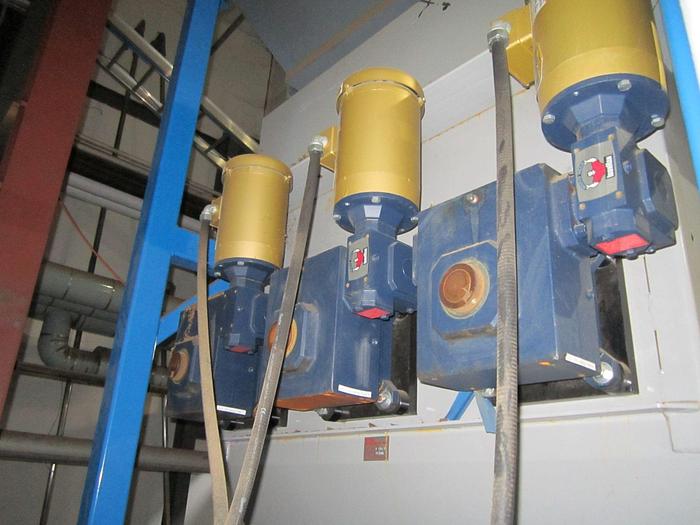 Used Sigma Hemp Hopper with Bottom Mounted Monster Industrial Hemp Grinder