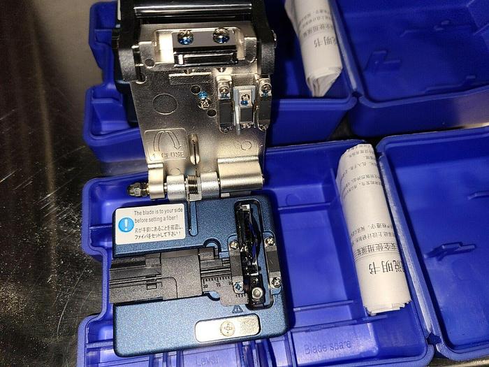 Used Original Sumitomo Fiber Cleaver FC-6S in carrying case MADE IN JAPAN NOT CHINA