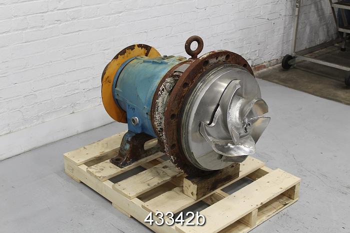 Used Goulds 3175 8x10x18 Pump Power End, 4-Vane Impeller #43342
