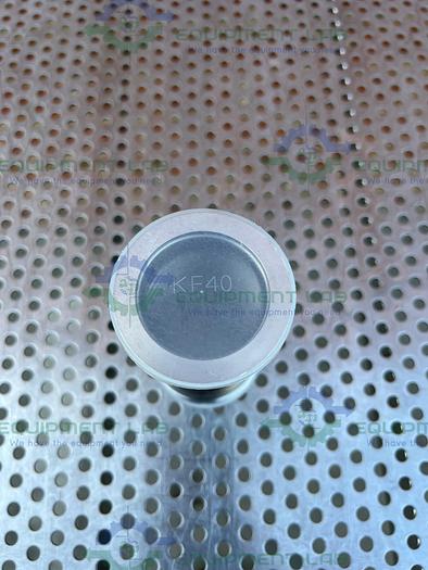 Used Stainless Steel  4" Flexible Vacuum Hose w/ KF 40 Vacuum Fitting