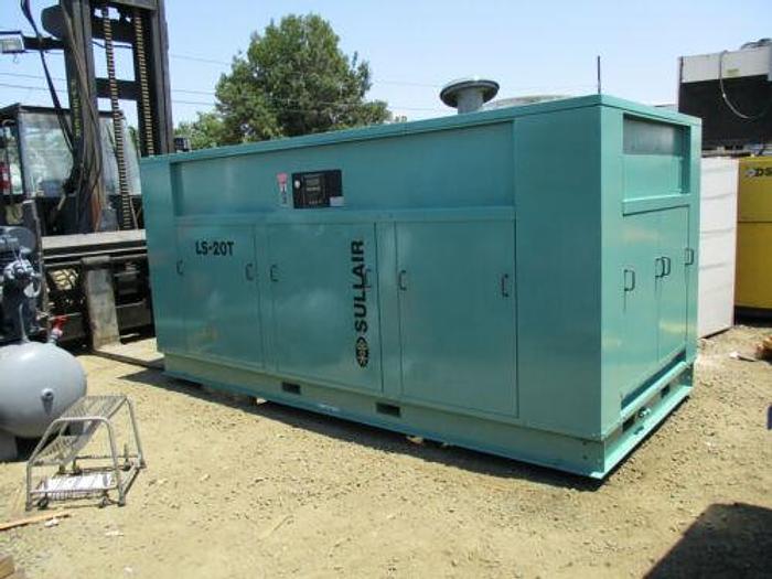 Used SULLAIR MODEL LS20T - 400/350/960 SCREW COMPRESSOR 400 H.P. 350 PSI. 960 CFM