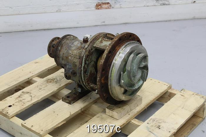 Used Goulds 3196 Pump, 3196M, 2X3X10, Stainless Steel Casing #19507