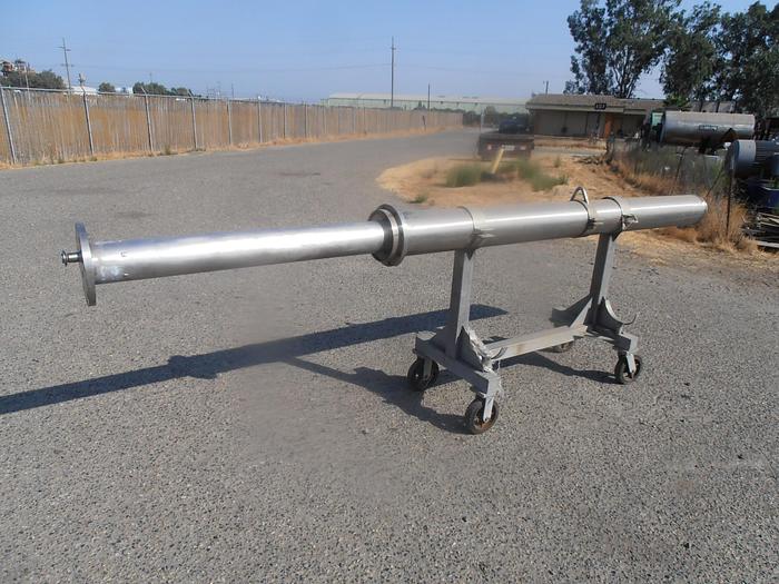 Used Evaporator, Thin Film, 26 SF, S/st, Groen, Mdl E-696 #L741305