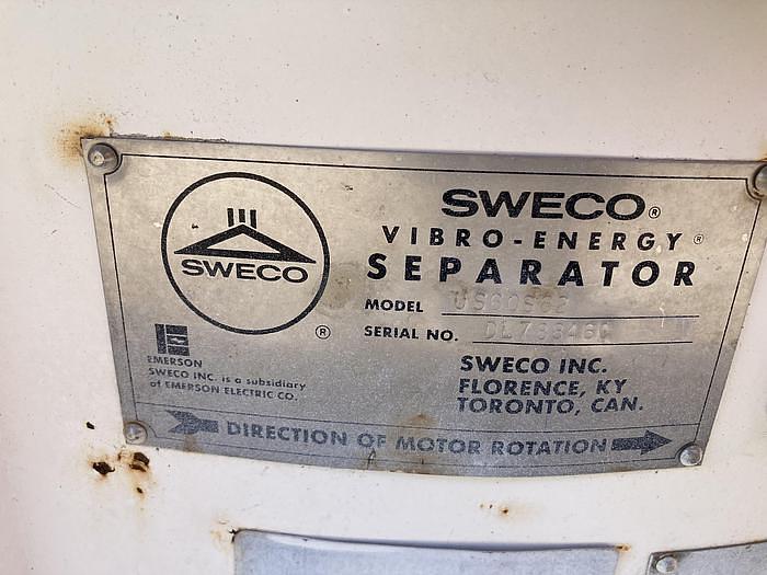 Used 60" SWECO SCREENER - S/S