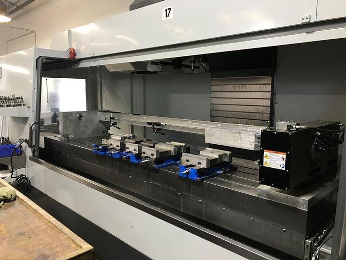 Used 2017 HAAS VF-10 4-Axis CNC Vertical Machining Center