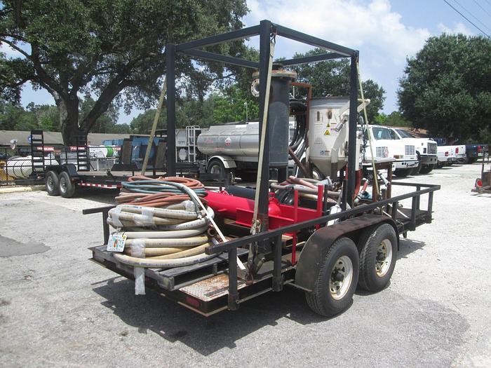 Used 7'x16' Sandblasting Trailer