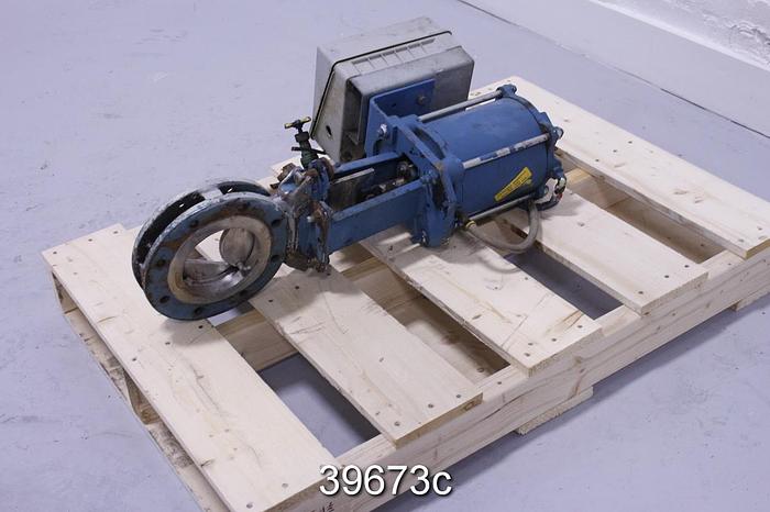 Used Dezurik 4" Air Operated V-Port Valve #39673