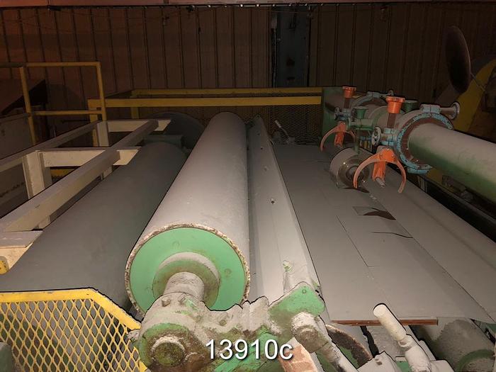 Used Sandy Hill/Kamyr 1990 Wet Lap Machine, Cylinder Type Former, 80" Wide, (New In 1990) #13910