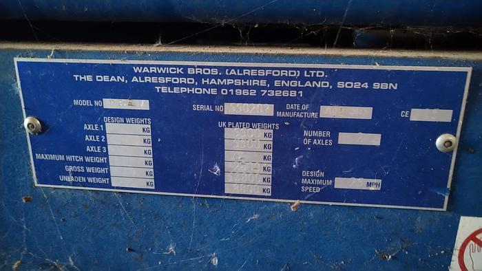 Used Remolques Warwick