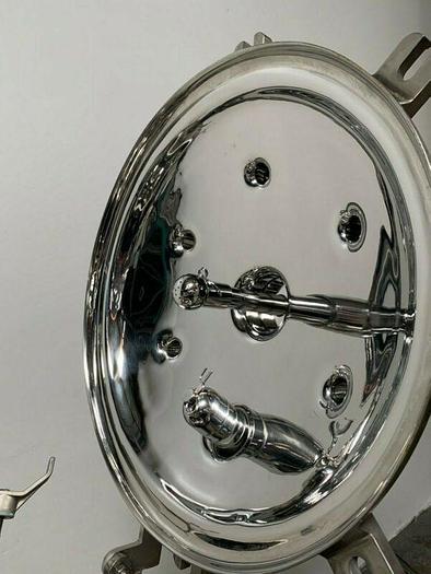 Used Howard 100 Liter Stainless Steel Jacketed Reactor w/ Bottom Magnetic Mixer 40PSI