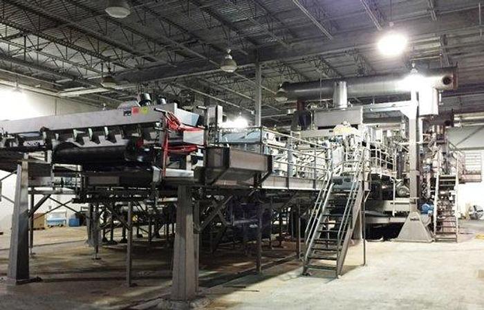 Used Fryer, GEM Equipment, Belt, 5' X 30', S/st, 2-stage, 15 TPH, #5991901