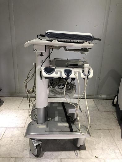 Used GE Vivid i Ultraschallgerät mit Kardio-Sonde Software Version 2.1.16 auf GE Vivid i Trolley