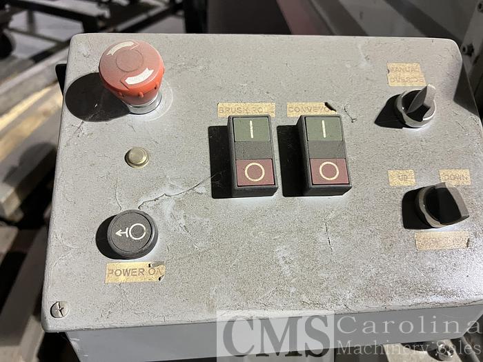 Used Burkle 50" Wire Brush Machine