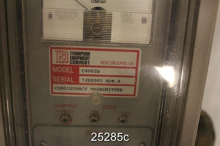 Used Teco C5000 Consistency Transmitter, With C5000 Probe And C4002 Remote Transmitter #25285