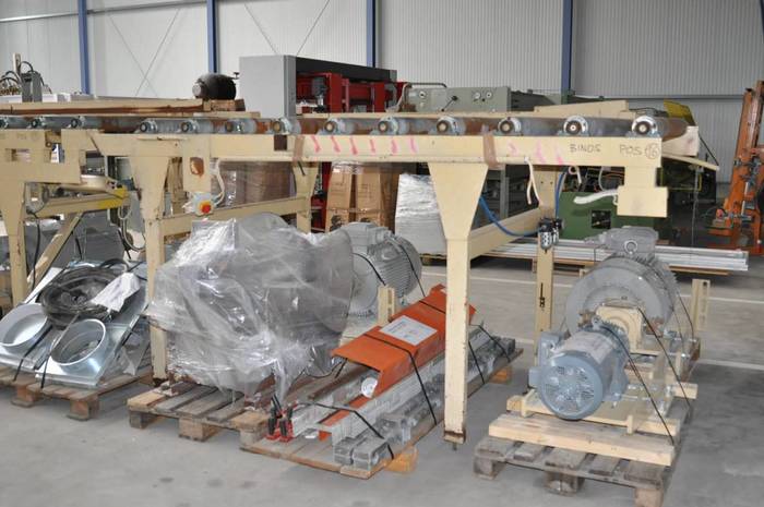 Used 2007 BINOS WBS 4 26-2F -1300 Double-sided Calibration Sanding Machine