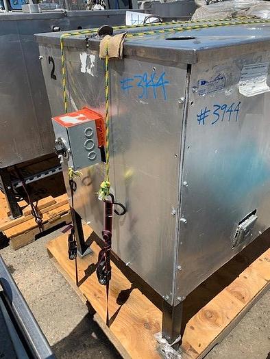 Used 2 Compartment Stainless Steel Jacketed & Insulated Heated Coating Tank