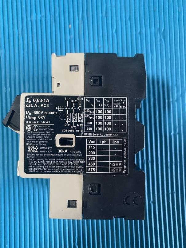 Used Telemecanique Motor Circuit Breaker GV2-M05