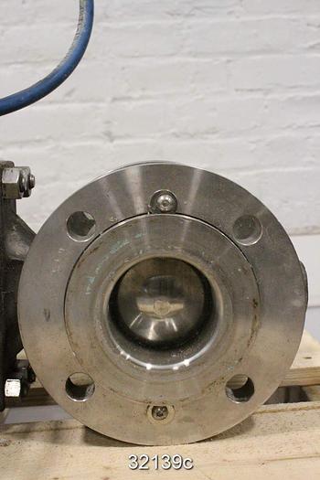 Used Fisher V150 Ser-B 3" Vee-Ball Control Valve #32139