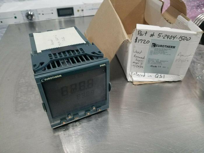 Used Eurotherm 2404 Process Controller 2404/CC/VH/HZ/V5/W5/FH/XX/XX/XX/ENG