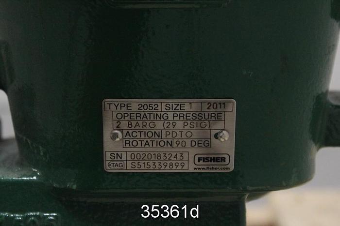 Unused Fisher V150 1" Vee Ball Control Valve #35361