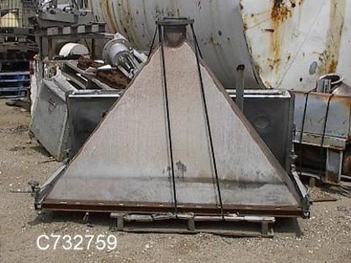 Used Hopper, 18 CF, S/st, 30" x 70" x 46", Load Cells #C732759