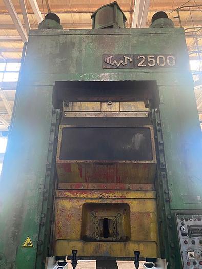Used 1980 TMP VORONEZH KB8344, 2500TN Knuckle Joint Press