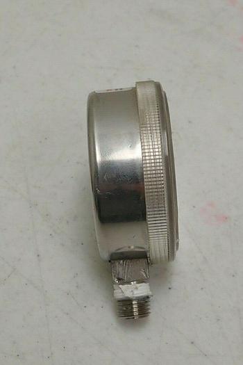 Used USG 316 SST Tube Connection Welded 0-3000 PSI Pressure Gauge