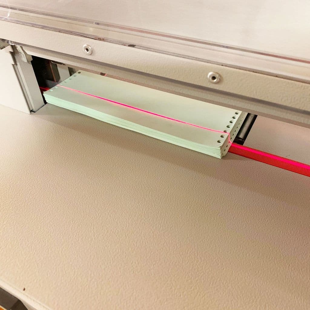 Used Pre-owned EBA 435E / IDEAL 4215 Guillotine & Cabinet