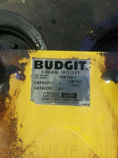 Used Budget 2 Ton Hoist with trolley