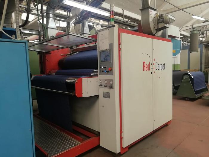 Used DECATISER- CONTINUOUS RED CARPET  WOOL POWER