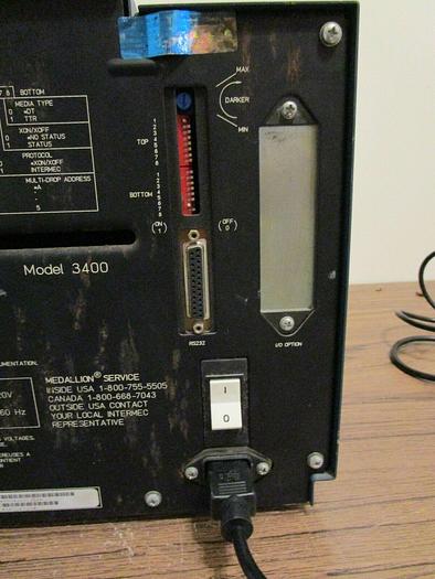 Used Intermec 3400 Direct Thermal/Thermal transfer label