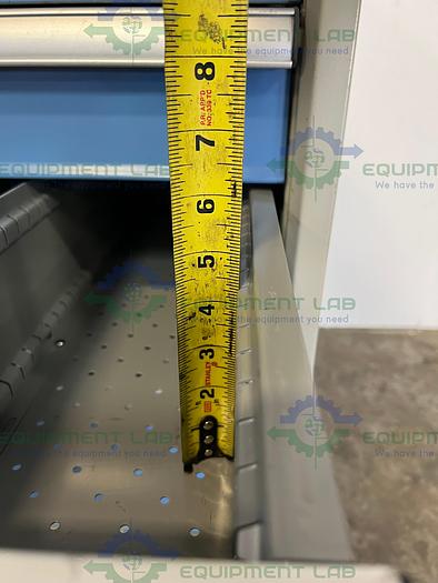 Used Lista Modular Drawer Cabinet 28" x 22" x36" Various Size Drawers w/ Casters