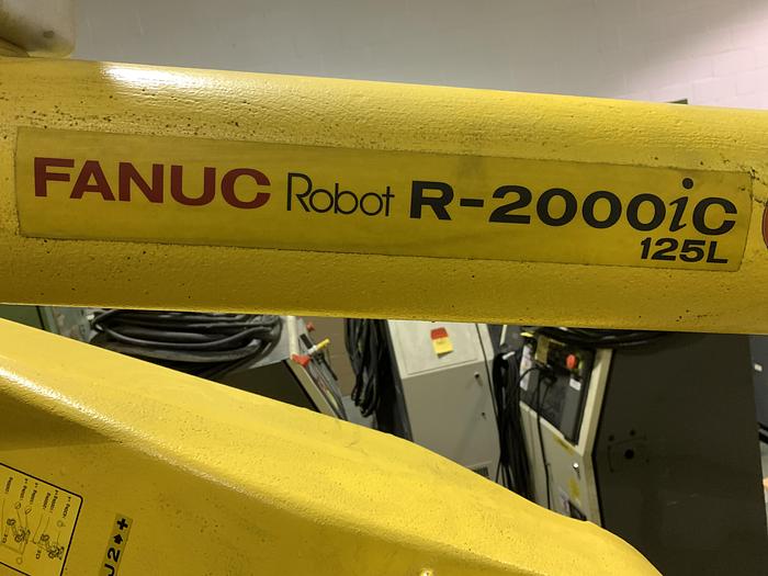 Used FANUC R2000iC/125L 6 AXIS CNC ROBOT WITH R30iB CONTROLLER, IR VISION, 125KG X 3,100 MM H REACH