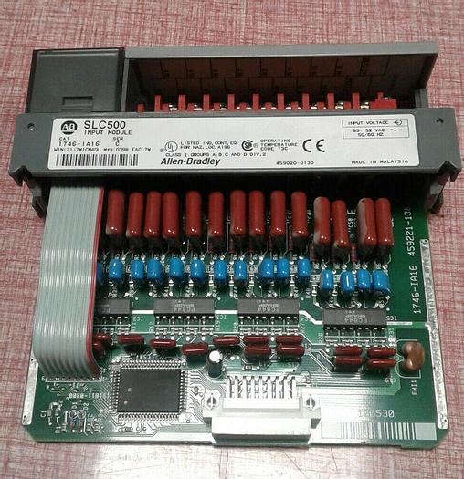 Used USED ALLEN-BRADLEY SLC 500 INPUT MODULE 1746-IA16 SERIES C