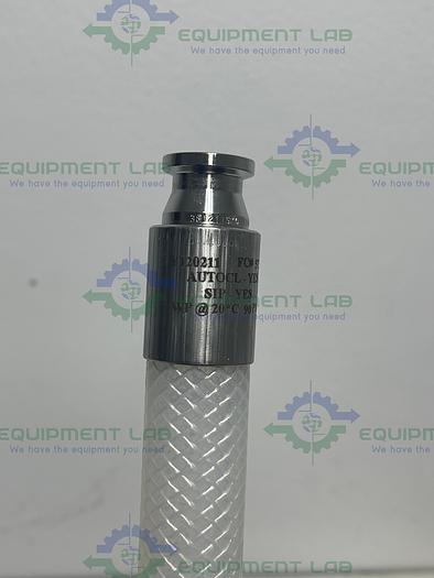 Used Saint Gobain 23035763 Pure Fit 96" Hose w/ 1" to 2" Sanitary Fitting 90 PSI