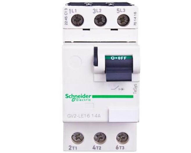 Wyłącznik silnikowy 3P 5,5kW 14A GV2LE16