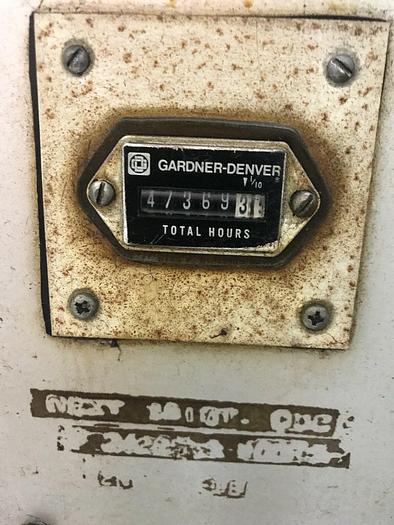 Used 60 HP Gardner Denver Electra Screw Rotary Screw Air Compressor Model:  ESKAF/2