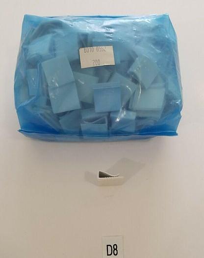 *NEW* LOT OF 200 PERKIN-ELMER B0100552 FLAT CABLE CLIP ADHESIVE BACK